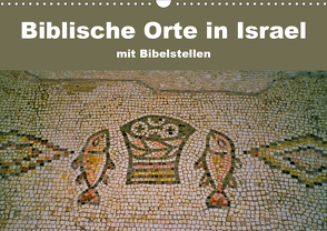 Biblische Orte in Israel mit Bibelstellen (Wandkalender 2021 DIN A3 quer) von Vorndran,  Hans-Georg