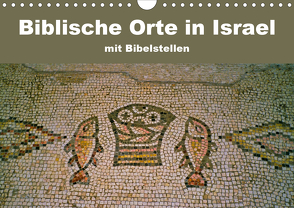 Biblische Orte in Israel mit Bibelstellen (Wandkalender 2021 DIN A4 quer) von Vorndran,  Hans-Georg