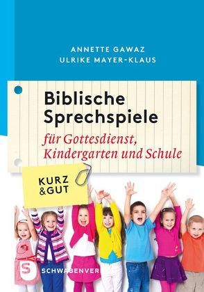 Biblische Sprechspiele von Gawaz,  Annette, Mayer-Klaus,  Ulrike