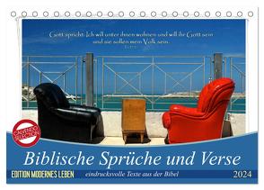 Biblische Sprüche und Verse (Tischkalender 2024 DIN A5 quer), CALVENDO Monatskalender von HC Bittermann,  Photograph