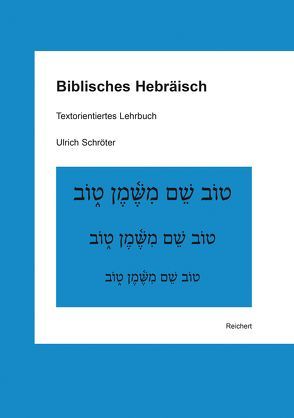 Biblisches Hebräisch von Schroeter,  Ulrich