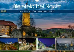 Bielefeld bei Nacht (Wandkalender 2019 DIN A3 quer) von Dumcke,  Rico