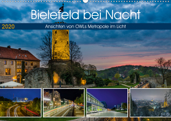 Bielefeld bei Nacht (Wandkalender 2020 DIN A2 quer) von Dumcke,  Rico
