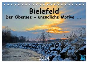 Bielefeld – Der Obersee – unendliche Motive… (Tischkalender 2024 DIN A5 quer), CALVENDO Monatskalender von Kloss,  Wolf