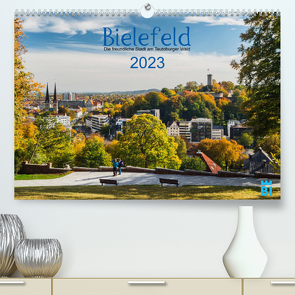 Bielefeld – Die freundliche Stadt am Teutoburger Wald (Premium, hochwertiger DIN A2 Wandkalender 2023, Kunstdruck in Hochglanz) von Kloss,  Wolf