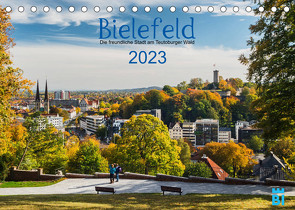 Bielefeld – Die freundliche Stadt am Teutoburger Wald (Tischkalender 2023 DIN A5 quer) von Kloss,  Wolf