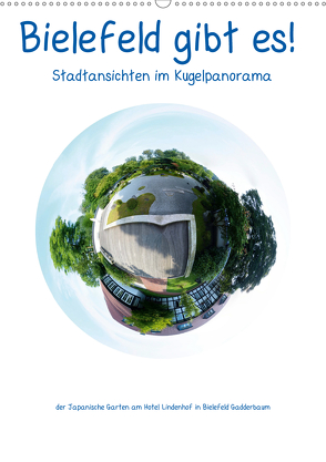 Bielefeld gibt es! Stadtansichten im Kugelpanorama (Wandkalender 2020 DIN A2 hoch) von Schwarzer,  Kurt