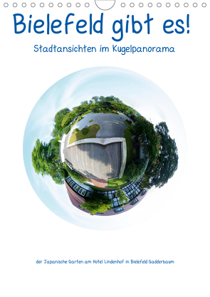 Bielefeld gibt es! Stadtansichten im Kugelpanorama (Wandkalender 2021 DIN A4 hoch) von Schwarzer,  Kurt