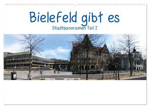 Bielefeld gibt es! Stadtpanoramen (Wandkalender 2024 DIN A2 quer), CALVENDO Monatskalender von Schwarzer,  Kurt