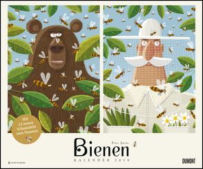 Bienen 2019 – DUMONT Kinder-Kalender – Querformat 58,4 x 48,5 cm – Spiralbindung von DUMONT Kalenderverlag, Socha,  Piotr