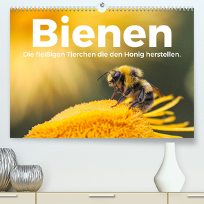 Bienen – Die fleißigen Tierchen die den Honig herstellen. (Premium, hochwertiger DIN A2 Wandkalender 2023, Kunstdruck in Hochglanz) von Scott,  M.
