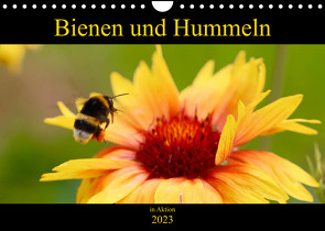Bienen und Hummeln in Aktion (Wandkalender 2023 DIN A4 quer) von Krisma