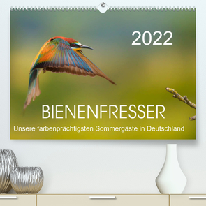 Bienenfresser, unsere farbenprächtigsten Sommergäste in Deutschland (Premium, hochwertiger DIN A2 Wandkalender 2022, Kunstdruck in Hochglanz) von Will,  Thomas