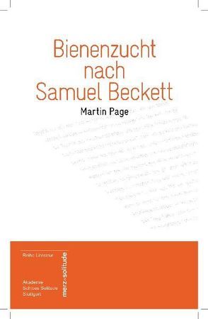 Bienenzucht nach Samuel Beckett von Krämer,  Gernot, Page,  Martin
