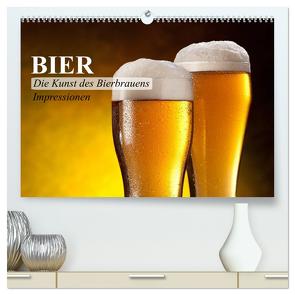 Bier. Die Kunst des Bierbrauens. Impressionen (hochwertiger Premium Wandkalender 2024 DIN A2 quer), Kunstdruck in Hochglanz von Stanzer,  Elisabeth