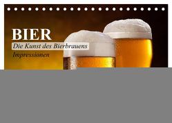 Bier. Die Kunst des Bierbrauens. Impressionen (Tischkalender 2024 DIN A5 quer), CALVENDO Monatskalender von Stanzer,  Elisabeth