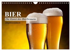 Bier. Die Kunst des Bierbrauens. Impressionen (Wandkalender 2024 DIN A4 quer), CALVENDO Monatskalender von Stanzer,  Elisabeth