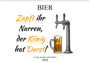 Bier – Lustige Sprüche und Grafiken (Wandkalender 2020 DIN A2 quer) von Stock und Boom Manufaktur@Spreadshirt,  pixs:sell@Adobe