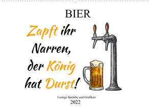Bier – Lustige Sprüche und Grafiken (Wandkalender 2022 DIN A2 quer) von Stock und Boom Manufaktur@Spreadshirt,  pixs:sell@Adobe