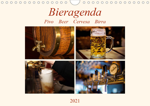 Bieragenda – Pivo Beer Cervesa Birra (Wandkalender 2021 DIN A4 quer) von M. Krahe,  Matthias