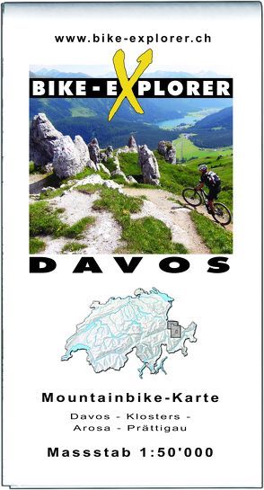 BIKE-EXPLORER Karte Davos von Schierle,  Michelle