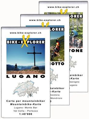 Bike-Explorer Kartenset Sottoceneri von Schierle,  Gerd