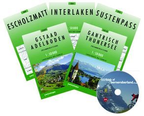 Bike-Explorer Top of Berner Oberland, Set inkl.GPS-Tracks von Schierle,  Michelle