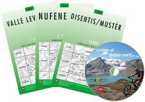 BIKE-EXPLORER Top of Ticino Nord, Set inkl. GPS-Tracks von Schierle,  Michelle