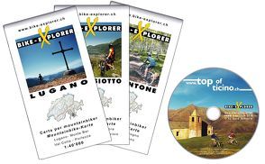 Bike-Explorer Top of Ticino Süd, Set inkl. GPS-Tracks von Schierle,  Gerd, Schierle,  Michelle