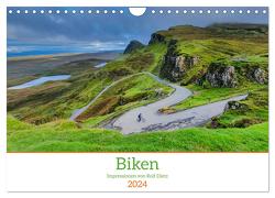 Biken – Impressionen von Rolf Dietz (Wandkalender 2024 DIN A4 quer), CALVENDO Monatskalender von Dietz,  Rolf