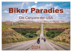 Biker Paradies – Die Canyons der USA (Wandkalender 2024 DIN A3 quer), CALVENDO Monatskalender von Brückmann MIBfoto,  Michael