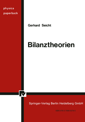 Bilanztheorien von Seicht,  G.