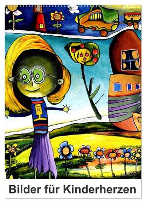 Bilder für Kinderherzen (Wandkalender 2024 DIN A2 hoch), CALVENDO Monatskalender von Scheffler,  Gertrud
