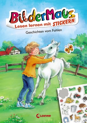 Bildermaus – Lesen lernen mit Stickern – Geschichten vom Fohlen von Ackroyd,  Dorothea, Grimm,  Sandra
