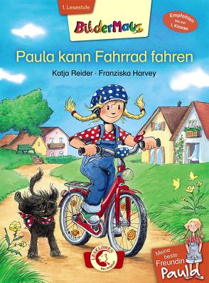 Bildermaus – Meine beste Freundin Paula: Paula kann Fahrrad fahren von Harvey,  Franziska, Reider,  Katja