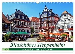 Bildschönes Heppenheim Mittelpunkt der Hessischen Bergstraße (Wandkalender 2024 DIN A3 quer), CALVENDO Monatskalender von Andersen,  Ilona