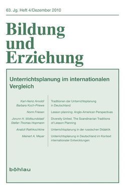 Bildung und Erziehung / Unterrichtsplanung im internationalen Vergleich von Mitter,  Wolfgang, Rakhkochkine,  Anatoli