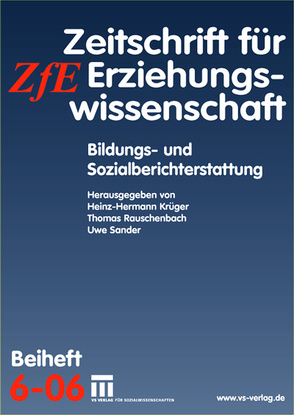 Bildungs- und Sozialberichterstattung von Krüger,  Heinz Hermann, Rauschenbach,  Thomas, Sander,  Uwe