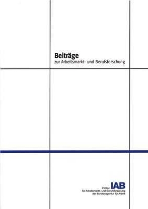 Bildungsökonomische Analysen mit Mikrodaten von Bellmann,  Lutz, Sadowski,  Dieter