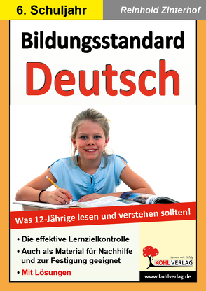 Bildungsstandard Deutsch von Zinterhof,  Reinhold