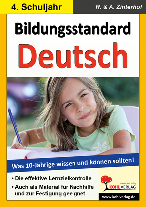 Bildungsstandard Deutsch von Zinterhof,  Andreas, Zinterhof,  Reinhold