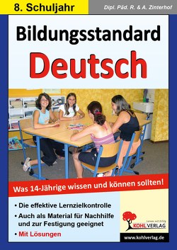 Bildungsstandard Deutsch von Zinterhof,  Andreas, Zinterhof,  Reinhold