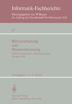 Bildverarbeitung und Mustererkennung von Triendl,  E.