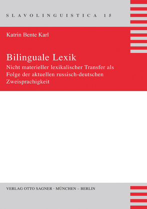 Bilinguale Lexik von Karl,  Katrin Bente