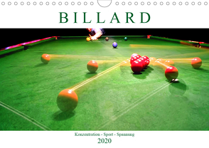 Billard. Konzentration – Sport – Spannung (Wandkalender 2020 DIN A4 quer) von Robert,  Boris