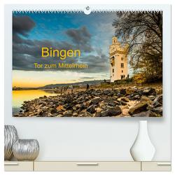 Bingen – Tor zum Mittelrhein (hochwertiger Premium Wandkalender 2024 DIN A2 quer), Kunstdruck in Hochglanz von Hess,  Erhard