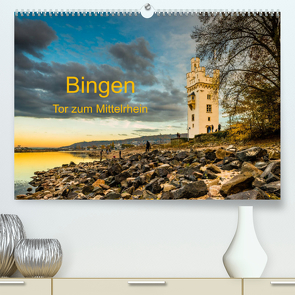 Bingen – Tor zum Mittelrhein (Premium, hochwertiger DIN A2 Wandkalender 2023, Kunstdruck in Hochglanz) von Hess,  Erhard