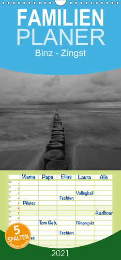 Binz – Zingst 2021 – Familienplaner hoch (Wandkalender 2021 , 21 cm x 45 cm, hoch) von Schulz,  Jörn