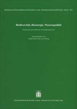 Biodiversität, Bioenergie, Wasserqualität von Röske,  Isolde, Zerling,  Lutz