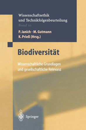 Biodiversität von Gutmann,  M., Janich,  P., Prieß,  K., Wütscher,  F.